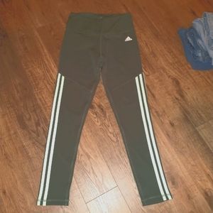 Green Adidas leggings